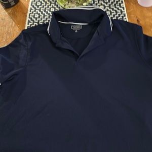 Navy blue club room polo
